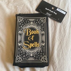 Purse: book of spells, comes with strap. Great for a witch costume.
